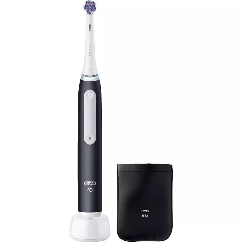 Oral-B iO White Clean elektriline hambahari, must/valge reisikohvriga