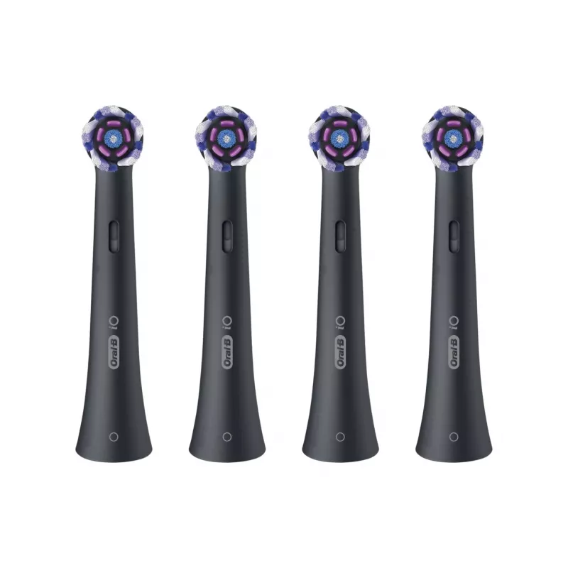 Oral-B iO Whitening Replacement Heads 4-Pack (Black)