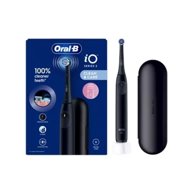 ORAL-B iO2 Night Black elektrihambahari reisikotiga