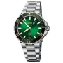 ORIS Aquis Date Calibre 400 meeste automaatkell 41,50 mm rohelise numbrilaud ja roostevabast terasest käevõru 41270782209PE