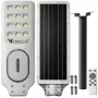ORLLO 400W päikeseenergia LED-tänavavalgusti 28W paneeliga, liikumisanduri ja puldiga, 2713LM, 6500K