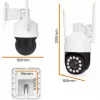 ORLLO TZ11 4K 8MP PTZ IP-kaamera Wi-Fi ja 4G LTE-ga, Tuya Smart, Pan-Tilt, välisvalve