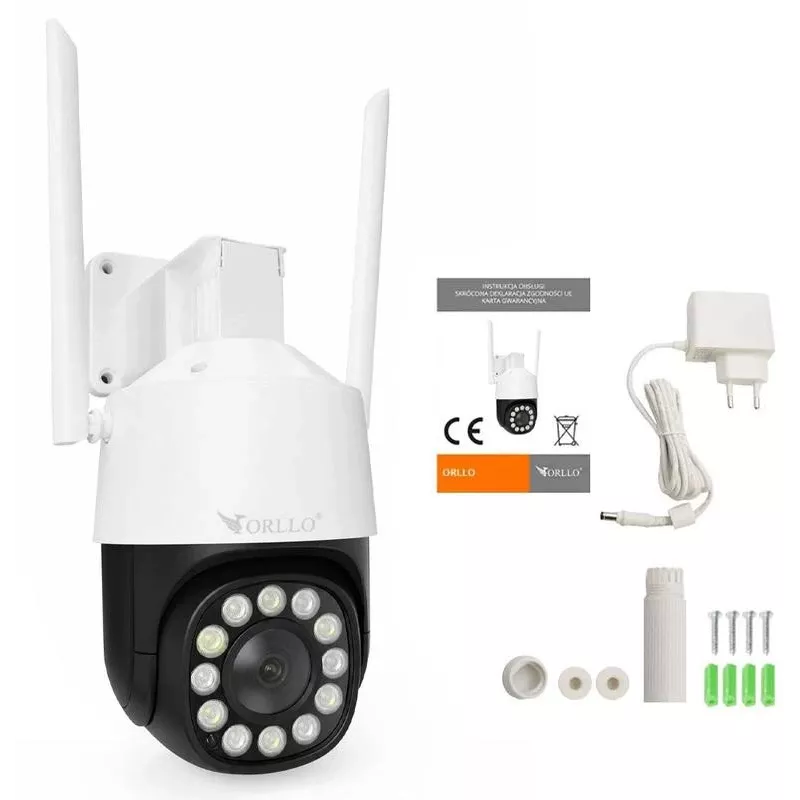 ORLLO TZ11 4K 8MP PTZ IP-kaamera Wi-Fi ja 4G LTE-ga, Tuya Smart, Pan-Tilt, välisvalve