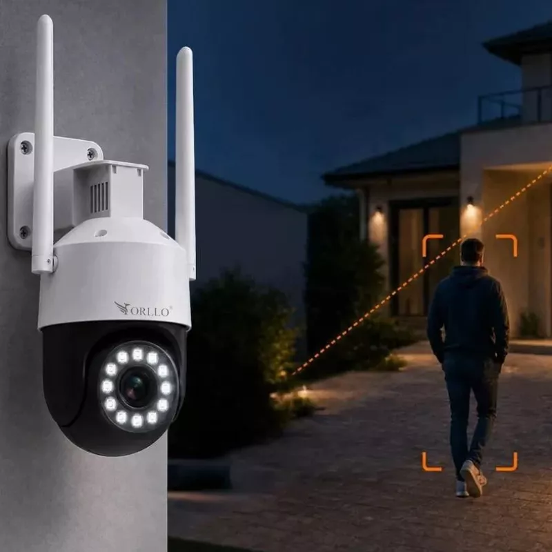 ORLLO TZ11 4K 8MP PTZ IP-kaamera Wi-Fi ja 4G LTE-ga, Tuya Smart, Pan-Tilt, välisvalve