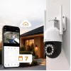 ORLLO TZ11 4K 8MP PTZ IP-kaamera Wi-Fi ja 4G LTE-ga, Tuya Smart, Pan-Tilt, välisvalve