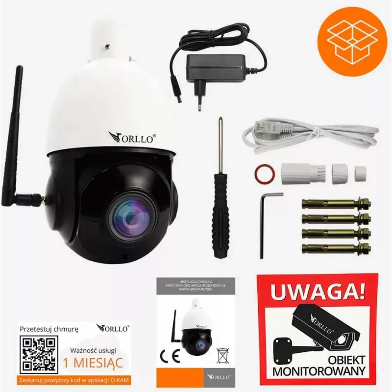 ORLLO Z10 väli-PTZ IP WiFi kaamera 4MP 18x suum