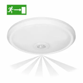 ORNO AD-PL-391WLPMR4 Adviti 12W LED-hädaabivalgusti laele, 360° PIR-liikumisanduriga, 1000lm, 4000K, IP20, 3h varutoide