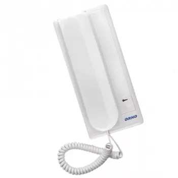 ORNO OR-DOM-RL-901UD (RL-3208U) Audio Intercom Handset, White, Surface Mount, 2-Wire Analog