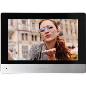 ORNO OR-VID-ME-1056FHD/B 7-tolline Wi-Fi videouksetelefon Full HD 1080p välispaneeliga, must
