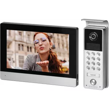 ORNO OR-VID-ME-1056FHD/B 7-tolline Wi-Fi videouksetelefon Full HD 1080p välispaneeliga, must