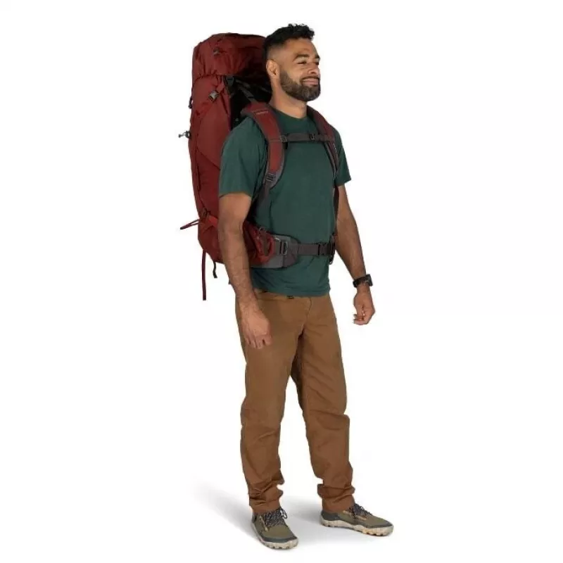 Osprey Aether 65 matkaseljakott S/M Granaatpunane