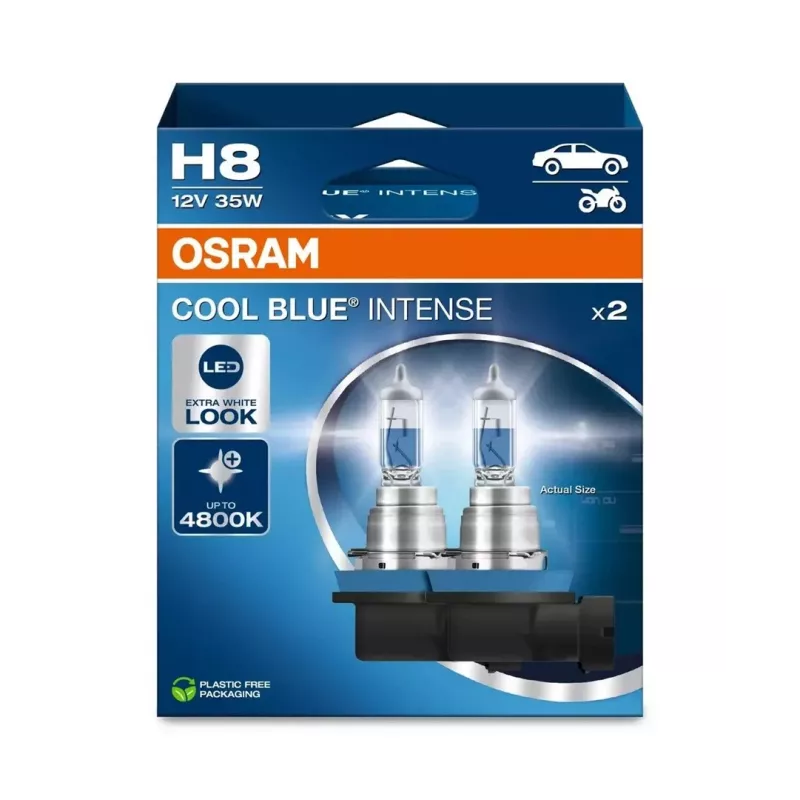 OSRAM pirn (komplektis 2) H8 12V 35W PGJ19-1 Cool Blue Intense NextGen 5000K