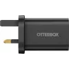 OtterBox 30W USB-C PD seinatavaline laadija - must 78-81345