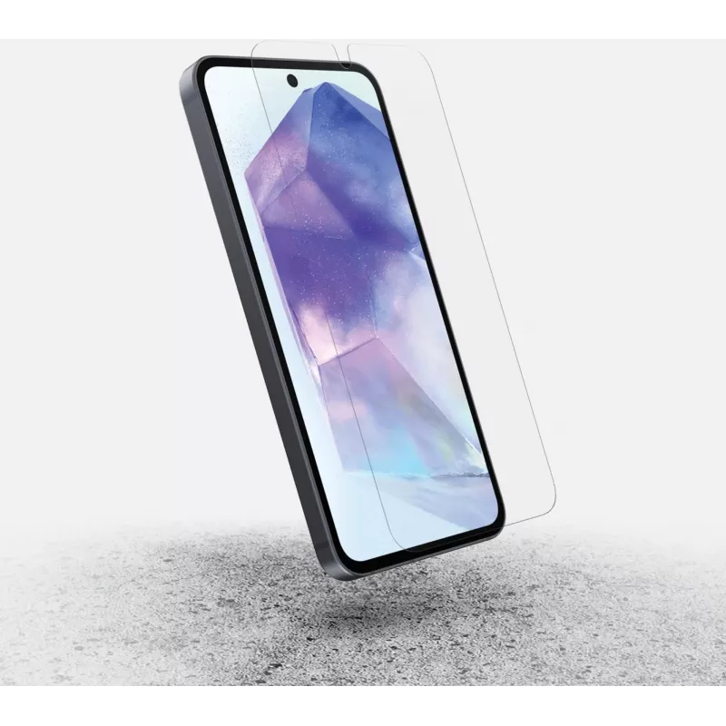 OtterBox klaasist ekraanikaitse Samsung Galaxy A55 5G jaoks - läbipaistev karastatud klaas