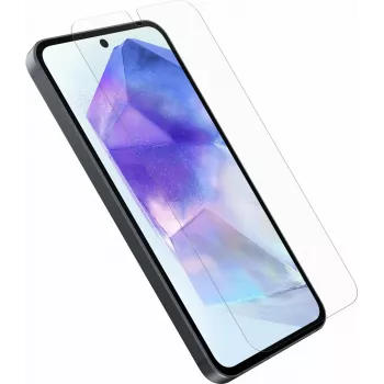OtterBox klaasist ekraanikaitse Samsung Galaxy A55 5G jaoks - läbipaistev karastatud klaas