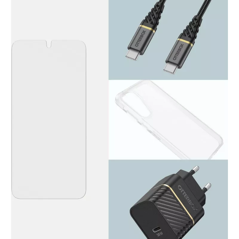 OtterBox Glass Series ekraanikaitse Samsung Galaxy A55 5G jaoks - läbipaistev - kukku- ja kriimustuskindel - purunemiskindel - 1 pakk (77-95481)