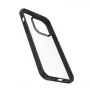 OtterBox React kate Apple iPhone 15 Pro jaoks, läbipaistev/must