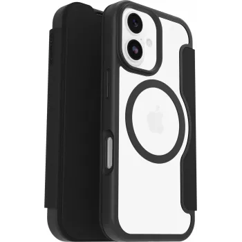 OtterBox React Folio MagSafe Series Case for Apple iPhone 17 - Black Crystal (Läbipaistev/Must)