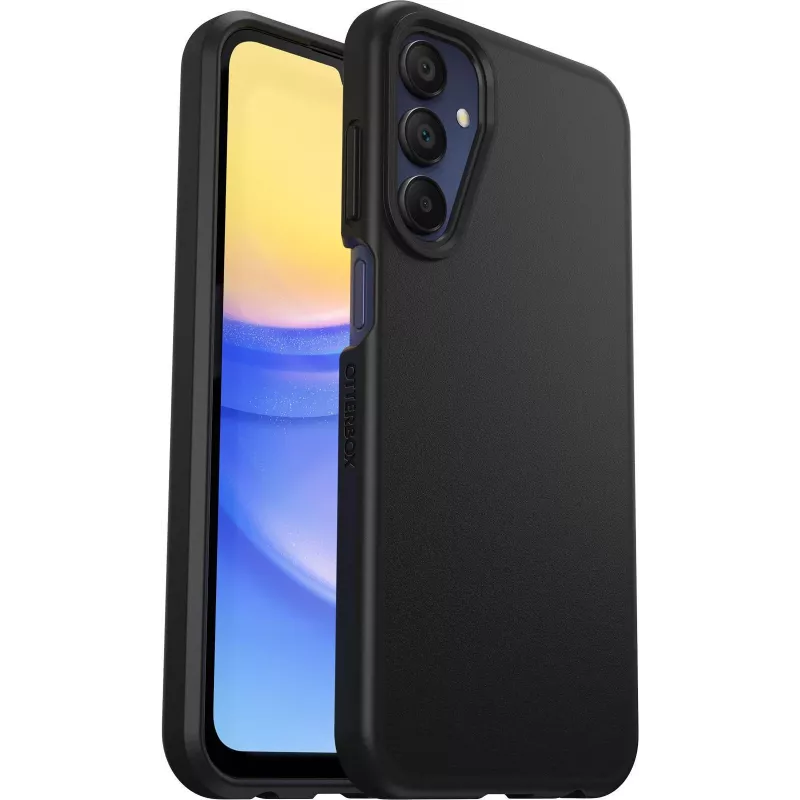 OtterBox React Series Tagakaas Samsung Galaxy A15 5G jaoks - Must