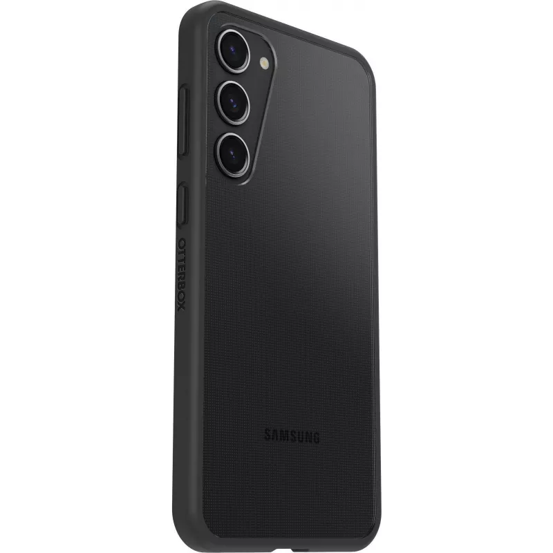 OtterBox React Series tagumine kate Samsung Galaxy S23+ jaoks - antimikroobne, Black Crystal 77-91304