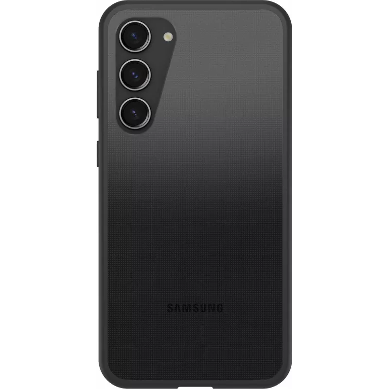 OtterBox React Series tagumine kate Samsung Galaxy S23+ jaoks - antimikroobne, Black Crystal 77-91304