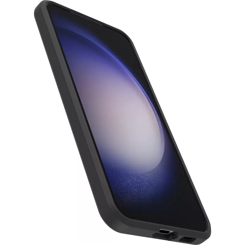 OtterBox React Series tagumine kate Samsung Galaxy S23+ jaoks - antimikroobne, Black Crystal 77-91304