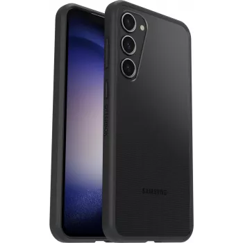 OtterBox React Series tagumine kate Samsung Galaxy S23+ jaoks - antimikroobne, Black Crystal 77-91304