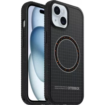 OtterBox Sole Series mobiiltelefoni ümbris MagSafe'iga - Kangas - Midnight Circle (must)