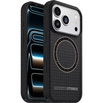 OtterBox Sole Series Tagakaas Apple iPhone 15 Pro Maxile - MagSafe Ühilduv - Polükarbonaat, Nailonkangas, TPE - Must