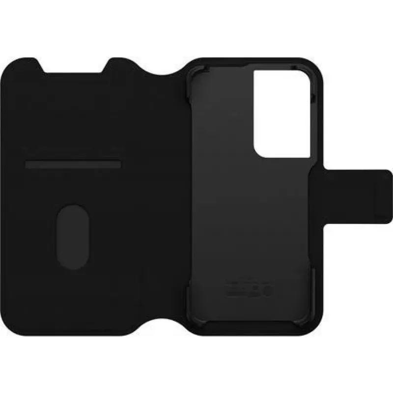 OtterBox Strada Series Via Folio ümbris Samsung Galaxy S22 jaoks - Black Night 77-86603