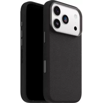 OtterBox Symmetry Cactus Leather Camera Control for iPhone 17 Pro Ash Black