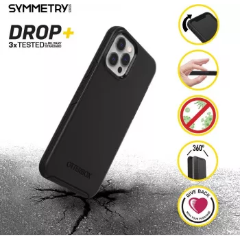 OtterBox Symmetry Series tagumine kate Apple iPhone 12 / 12 Pro jaoks - must 77-66197