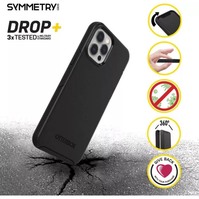 OtterBox Symmetry Series Tagakaas Apple iPhone 12 / iPhone 12 Pro jaoks - Must