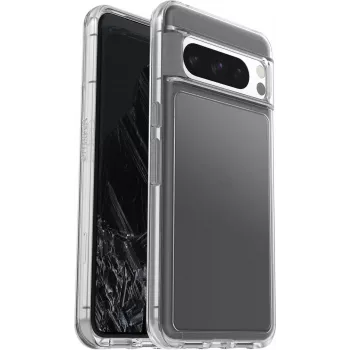 OtterBox Symmetry Series Clear Back Cover for Google Pixel 8 Pro - Polükarbonaat, Sünteetiline Kumm - Läbipaistev