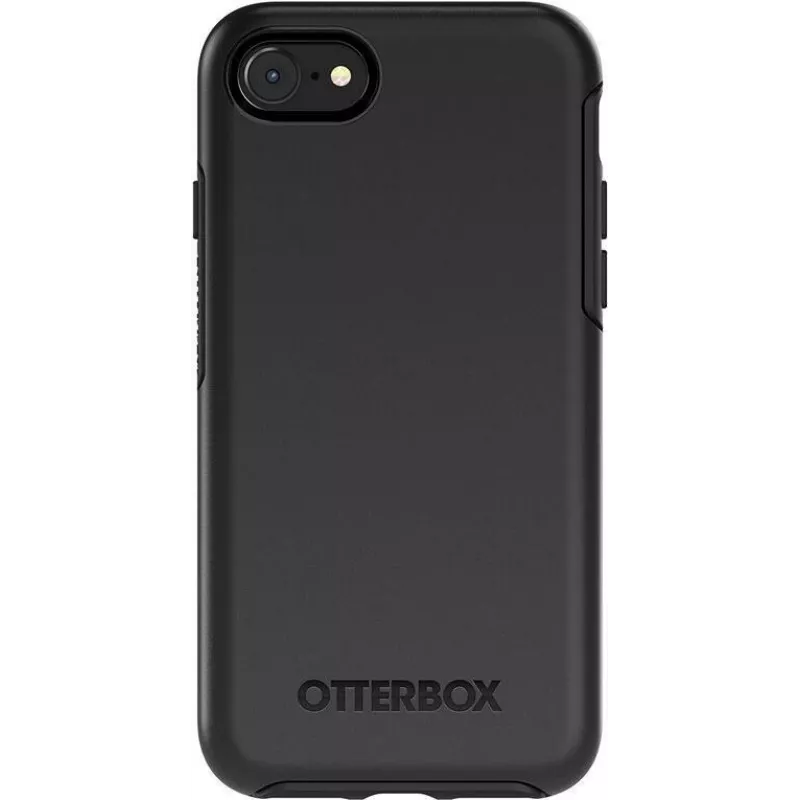 OtterBox Symmetry Series Pro Pack - Tagakaas Apple iPhone 7, 8, SE (2. põlvkond), SE (3. põlvkond) jaoks - Polükarbonaat, Sünteetiline kumm - Must