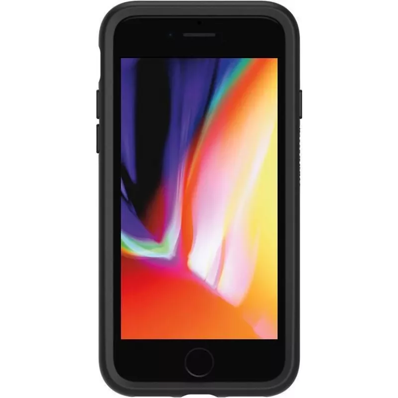 OtterBox Symmetry Series Pro Pack - Tagakaas Apple iPhone 7, 8, SE (2. põlvkond), SE (3. põlvkond) jaoks - Polükarbonaat, Sünteetiline kumm - Must