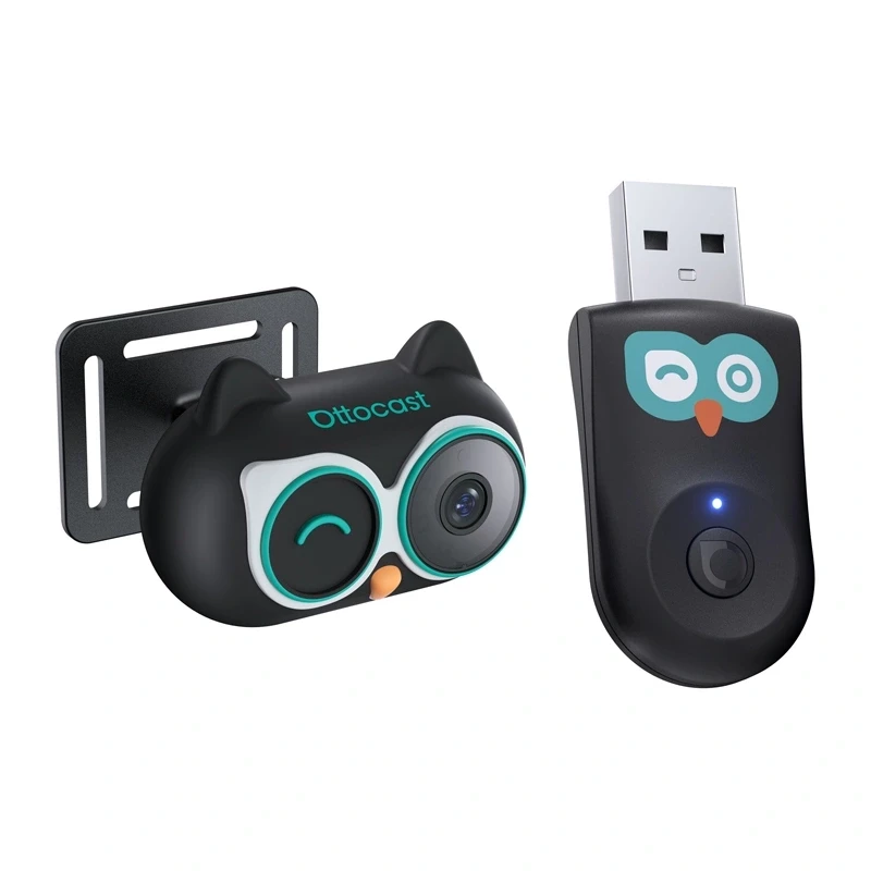 OTTOCAST CA520 Wireless CarPlay Adapter koos Car Nanny (Cabin Care) funktsiooniga