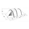 Outwell Earth 5 5-kohaline tunnelitelk – 2 tuba, 3000mm veesammas, roheline