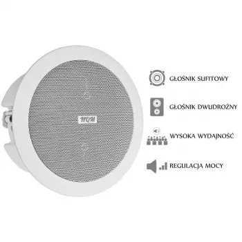 PA laekõlar HQM-SOZ1024 10W 100V Valge