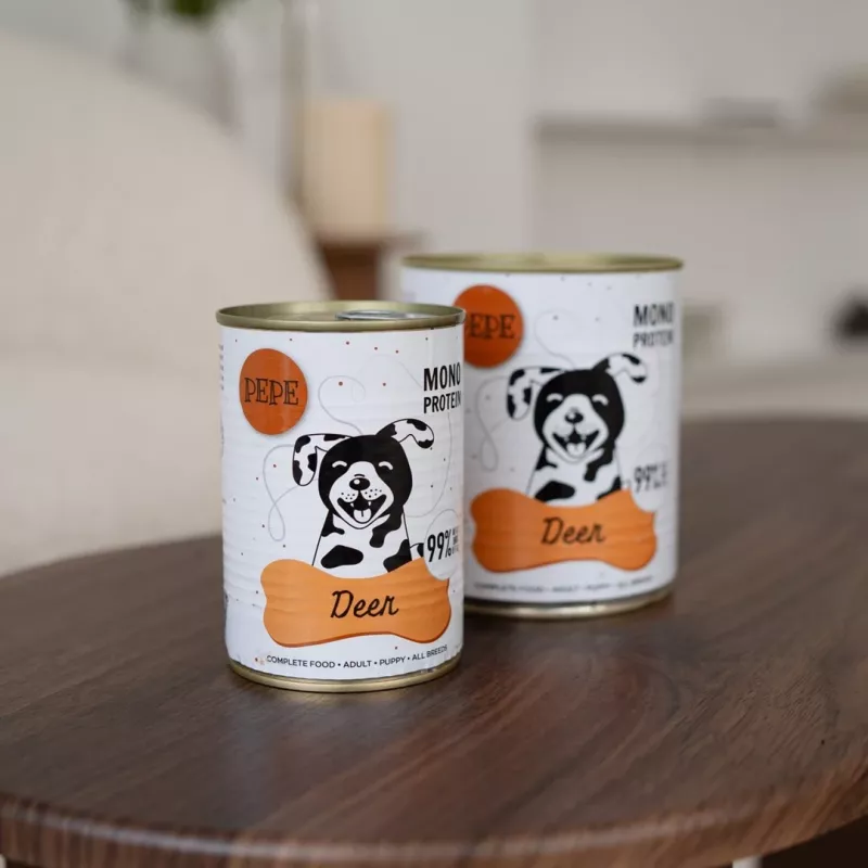 Paka Zwierzaka Pepe hirve märg koeratoit 400g