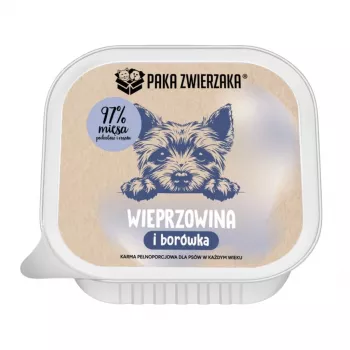PAKA ZWIERZAKA sealiha mustikatega mono märg koeratoit 150g