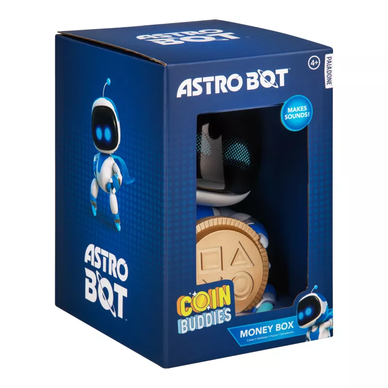 Paladone AstroBot Coin Buddies mitmevärviline robotist mündipank