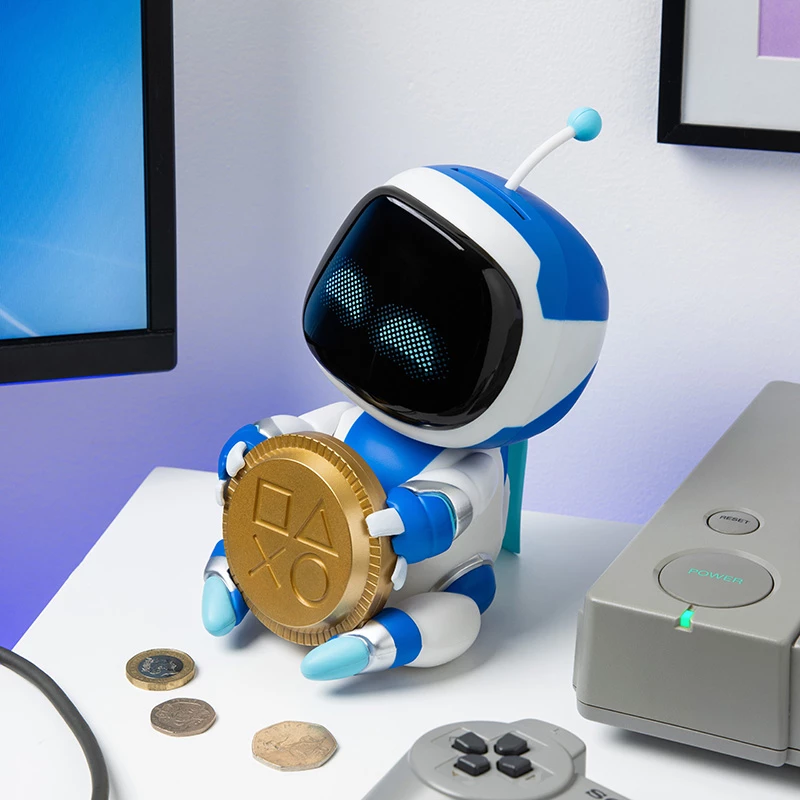 Paladone AstroBot Coin Buddies mitmevärviline robotist mündipank