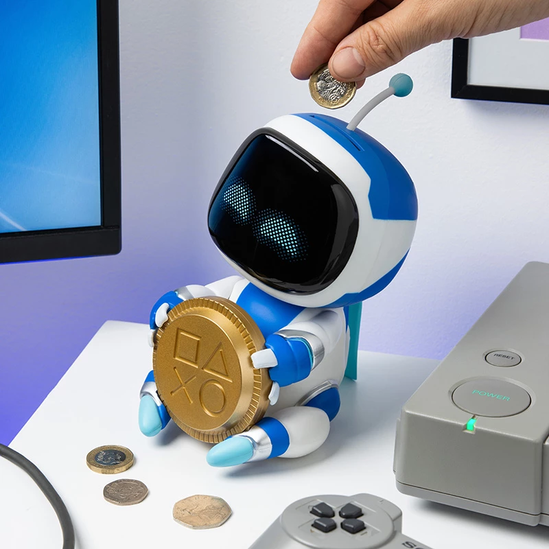 Paladone AstroBot Coin Buddies mitmevärviline robotist mündipank