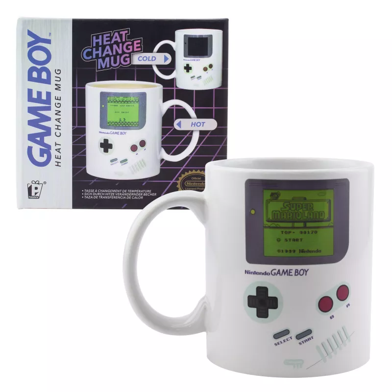 Paladone Game Boy Heat Change Mug 300 ml keraamiline hall/must