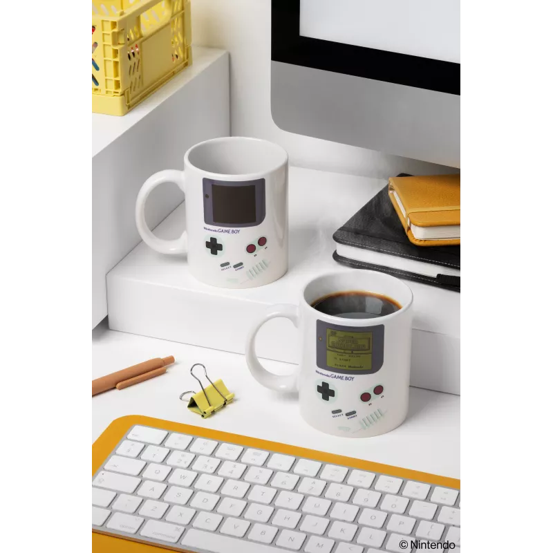 Paladone Game Boy Heat Change Mug 300 ml keraamiline hall/must