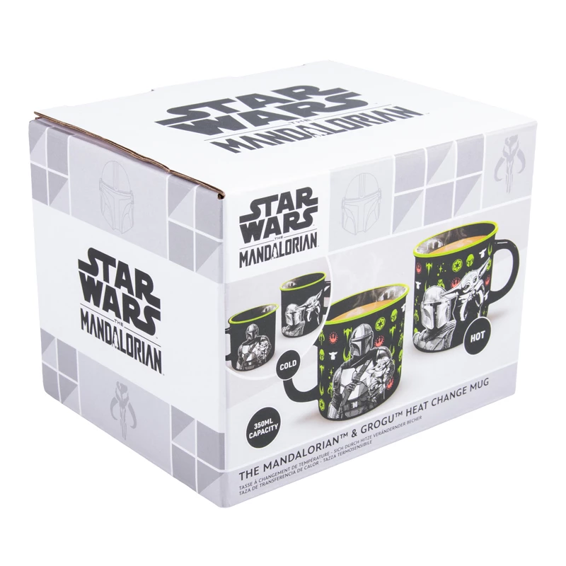 Paladone Mandalorian ja Grogu soojusmuutustass