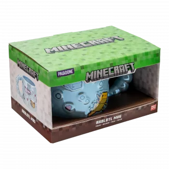 Paladone Minecraft Axolotl Bubble Shaped Mug - 325 ml keraamiline roosa