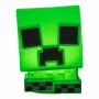 Paladone Minecraft Creeper SquishyGlo silikoonvalgusti laetav – hämardatav roheline LED-öölamp 3 heledustasemega ja Micro USB laadimisega