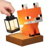 Paladone Minecraft Fox Solar Light - LED väljas dekoratiivkuju dusk-to-dawn anduriga, sooja valge kuma, pritsmekindel disain